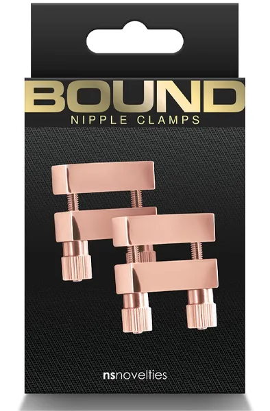 Bild 2 för Bound Nipple Clamps V1 Rose Gold Bröstvårtsklämmor