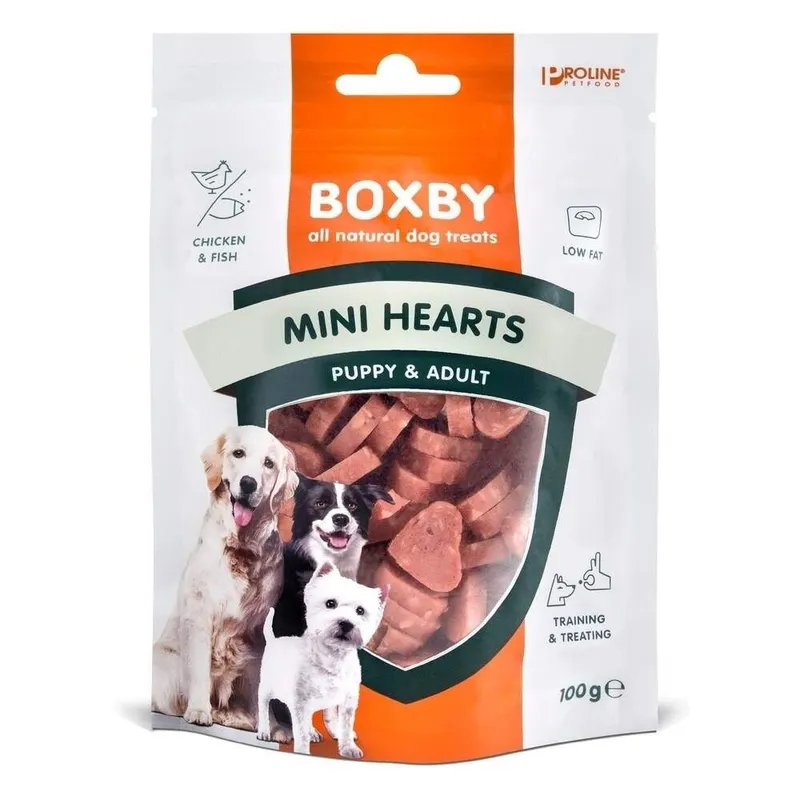 Bild 1 för Boxby Puppy Mini Hjärtan 100g