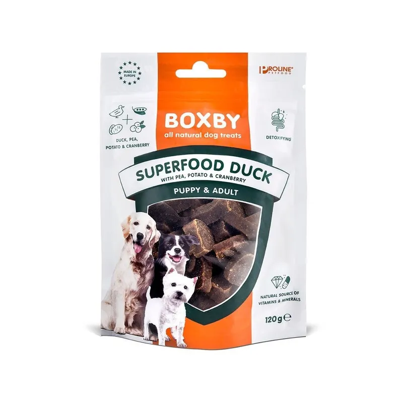 Alternativ bild 0 för Boxby Superfood Anka, Ärta & Tranbär 120 g