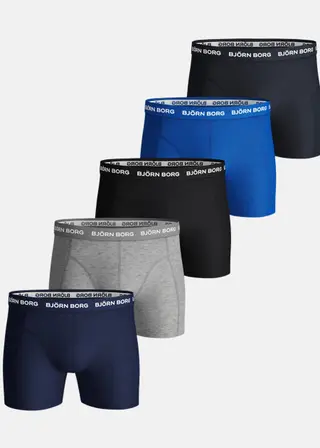 Produktfoto för BOXER BJÖRN BORG 5-P BLUE NAVY S | Beijerbygg Byggmaterial
