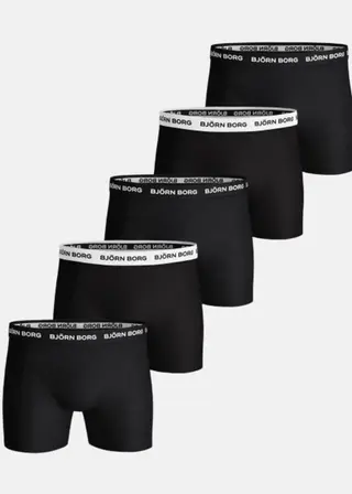 Produktfoto för BOXER BJÖRN BORG 5-P SVART L | Beijerbygg Byggmaterial