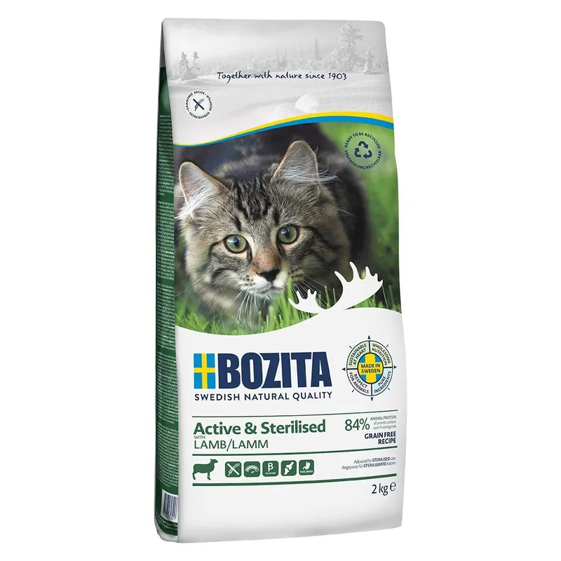 Alternativ bild 0 för Bozita Active & Sterilised Grain Free Lamb (2 kg)