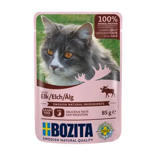 Produktfoto för Bozita Älg i gelé 85 g