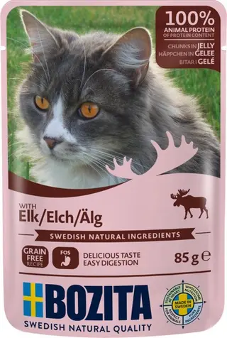 Produktfoto för Bozita Älg i gelé 85 g
