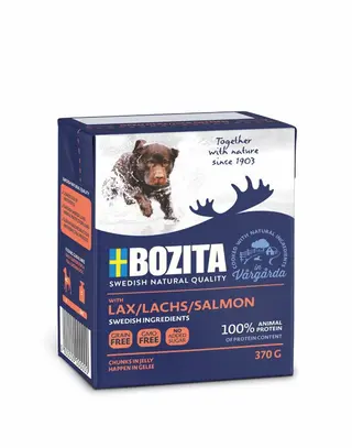 Produktfoto för Bozita Bitar i Gelé Lax 370 g