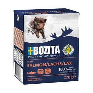 Produktfoto för Bozita Bitar i Gelé Lax 370 g