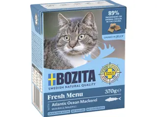 Produktfoto för Bozita Bitar i Gelé Makrill 370 g