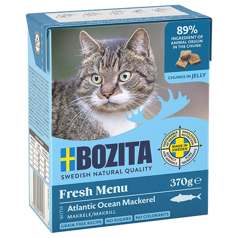Alternativ bild 0 för Bozita Bitar i Gelé Makrill 370 g