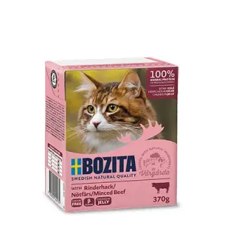 Produktfoto för Bozita Bitar i Gelé Nötfärs 370 g