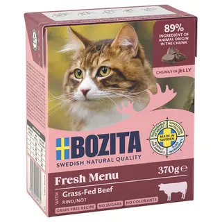 Produktfoto för Bozita Bitar i Gelé Nötfärs 370 g