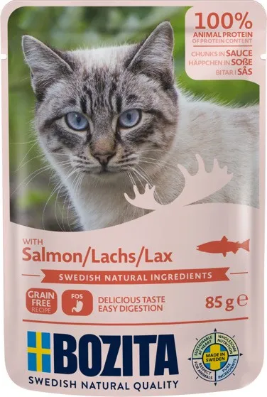 Alternativ bild 0 för Bozita Bitar i Sås med Lax 85 g