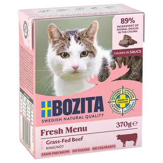 Produktfoto för Bozita Bitar i Sås Nötkött 370 g