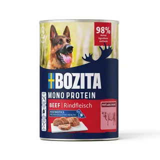 Produktfoto för Bozita Dog Pate Beef Våtfoder För Hund 400g