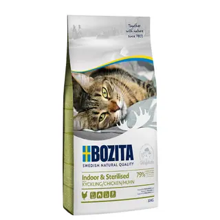 Produktfoto för Bozita Indoor & Sterilised Chicken (10 kg)
