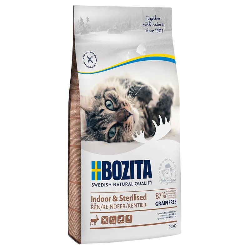 Alternativ bild 0 för Bozita Indoor & Sterilised Grain Free Reindeer (10 kg)