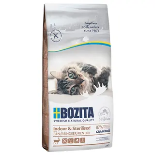 Produktfoto för Bozita Indoor & Sterilised Grain Free Reindeer (2 kg)