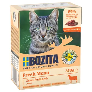 Produktfoto för Bozita Lamm Bitar i sås 370 g