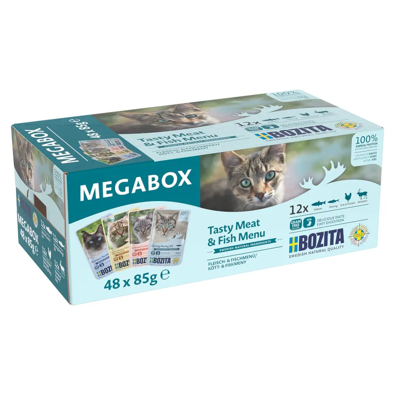 Alternativ bild 0 för Bozita Megabox Katt 48x85 g