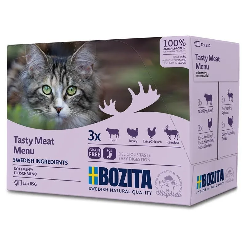 Alternativ bild 0 för Bozita Multibox Kött 12x85g