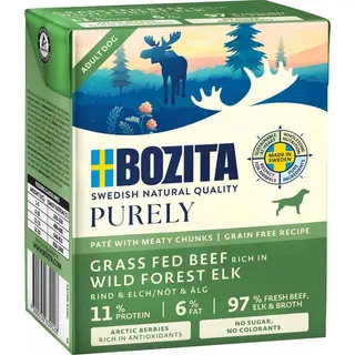 Produktfoto för Bozita Purely Paté - Beef+Elk - 370 g