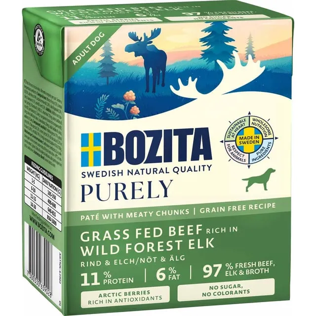 Alternativ bild 0 för Bozita Purely Paté - Beef+Elk - 370 g