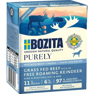 Produktfoto för Bozita Purely Paté - Beef+Reindeer - 370 g