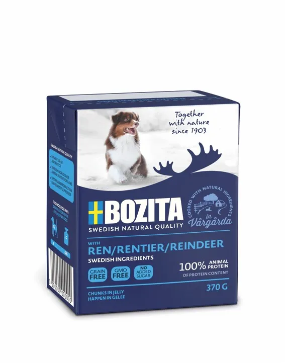 Alternativ bild 0 för Bozita Renkött bitar i gelé 370 g