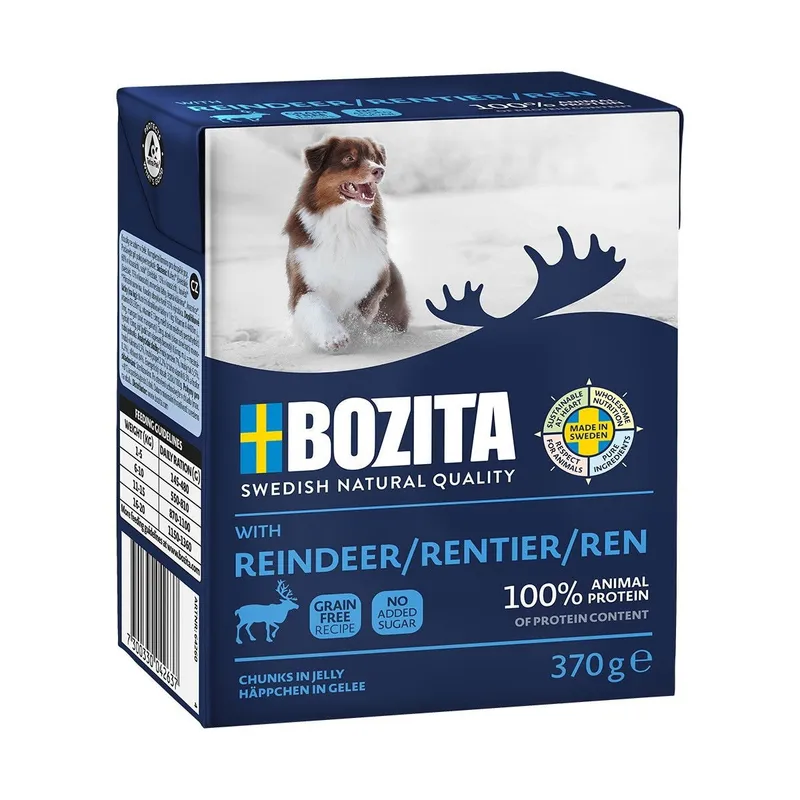 Alternativ bild 0 för Bozita Renkött bitar i gelé 370 g
