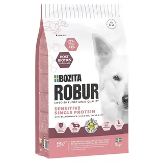 Produktfoto för Bozita Robur Adult Sensitive Single Protein Salmon 3 kg