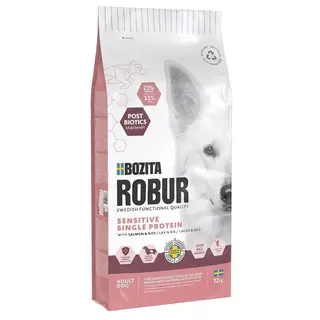 Produktfoto för Bozita Robur Adult Sensitive Single Salmon (12 kg)