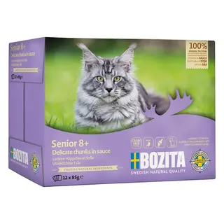 Produktfoto för Bozita Senior 8+ Kyckling i Sås 85 g