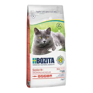 Produktfoto för Bozita Senior 8+ Spannmålsfri Kattmat med Lax (2 kg)