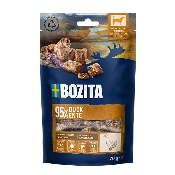 Alternativ bild 0 för Bozita Snacks Meaty Bites Duck - 70 g