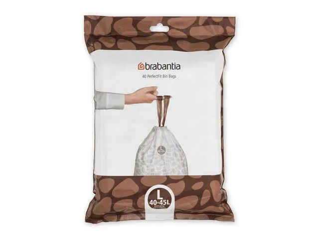 Alternativ bild 0 för BRABANTIA Avfallpåsar L 40-45L
