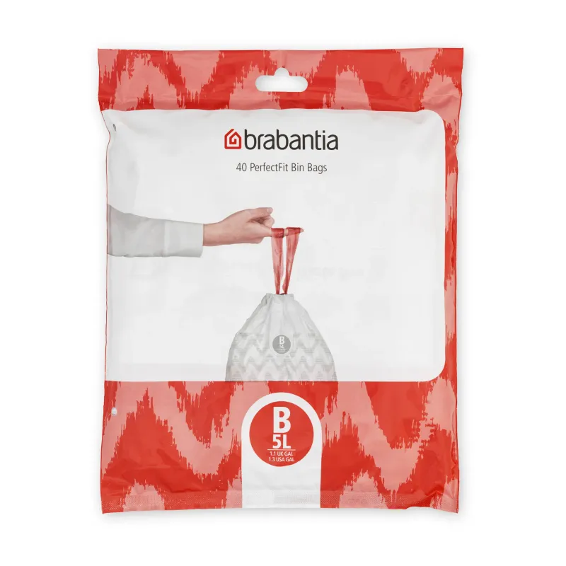 Alternativ bild 0 för BRABANTIA Avfallspåsar B 5L