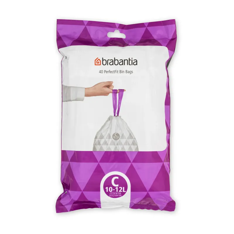 Alternativ bild 0 för BRABANTIA Avfallspåsar C 10-12L