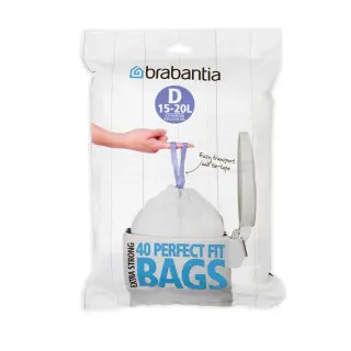 Produktfoto för BRABANTIA Avfallspåsar D 15-20L