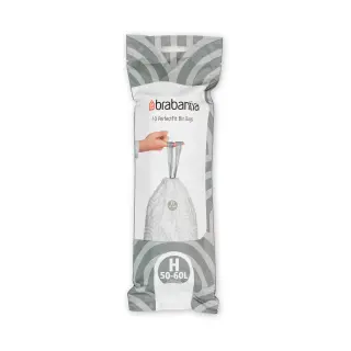 Produktfoto för Brabantia Avfallspåsar H 10 påsar/rulle 50-60 l