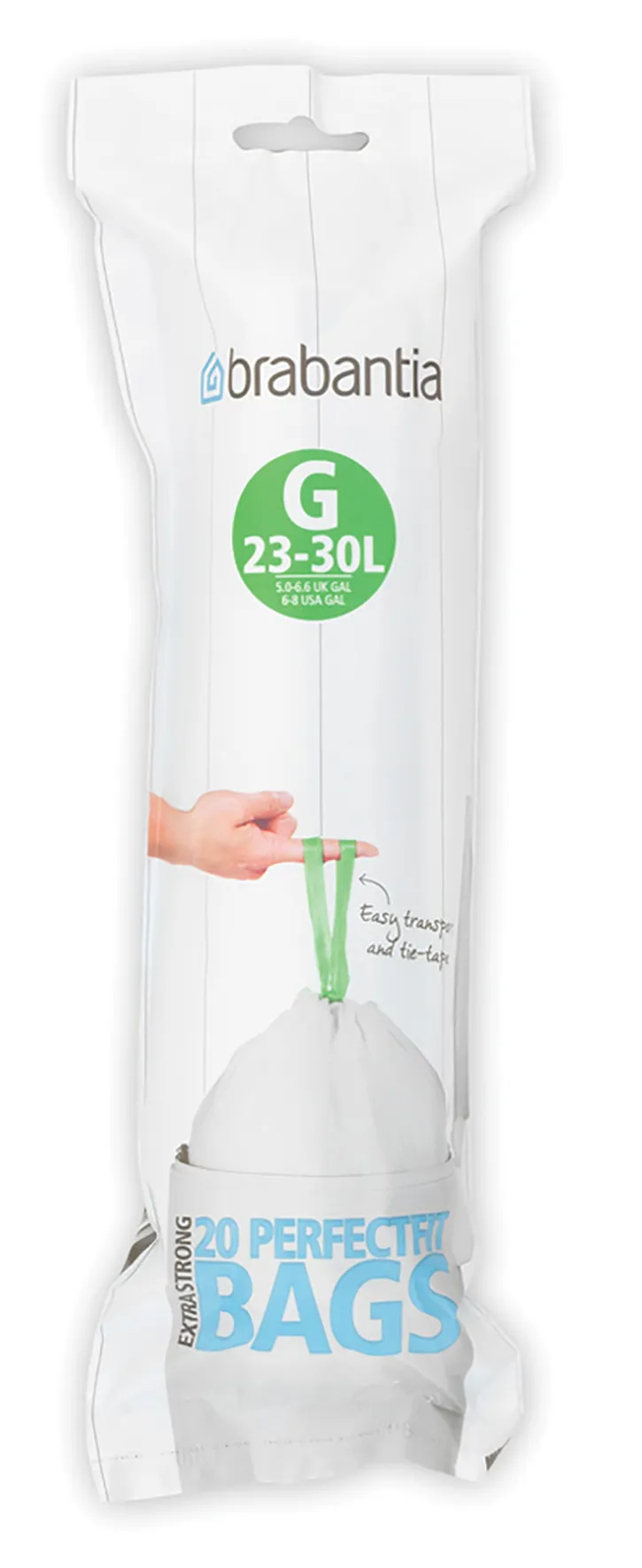 Alternativ bild 0 för BRABANTIA Avfallspåse PerfectFit G, 23-30L