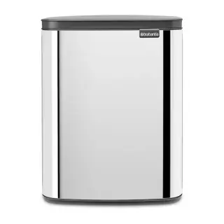 Produktfoto för Brabantia Bo avfallshink 12 L Blankborstat Stål