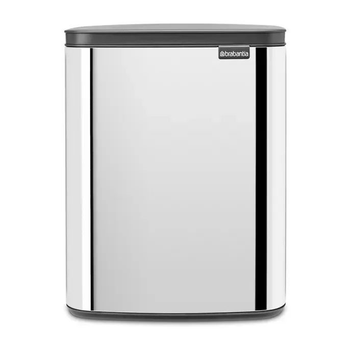 Alternativ bild 0 för Brabantia Bo avfallshink 12 L Blankborstat Stål