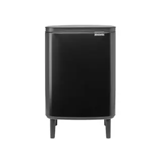 Produktfoto för Brabantia Bo avfallshink hög 12 L Mattsvart