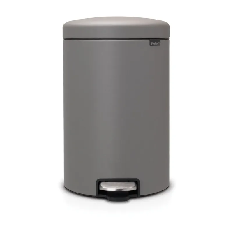 Alternativ bild 0 för Brabantia New Icon pedalhink 20 liter Mineral concrete grey