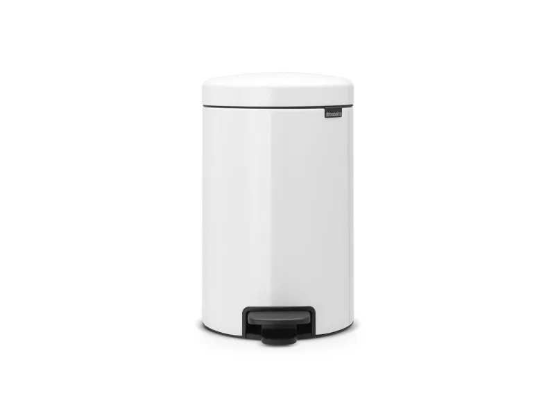 Alternativ bild 0 för BRABANTIA Papperskorg Pedalhink New Icon 12L Vit