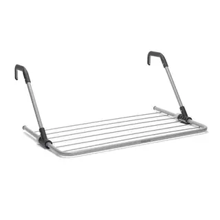 Produktfoto för Brabantia Radiator Airer and Hanging Drying Rack - Metallic Grey