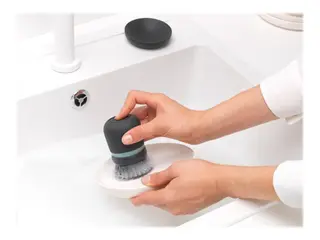 Produktfoto för brabantia - soap dispensing dish brush - polyester - dark grey