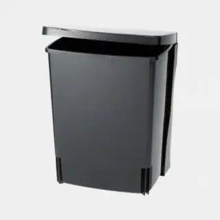 Produktfoto för Brabantia - Soptunna - fliplock - 10 L - plast - svart