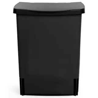 Produktfoto för Brabantia - Soptunna - fliplock - 10 L - plast - svart