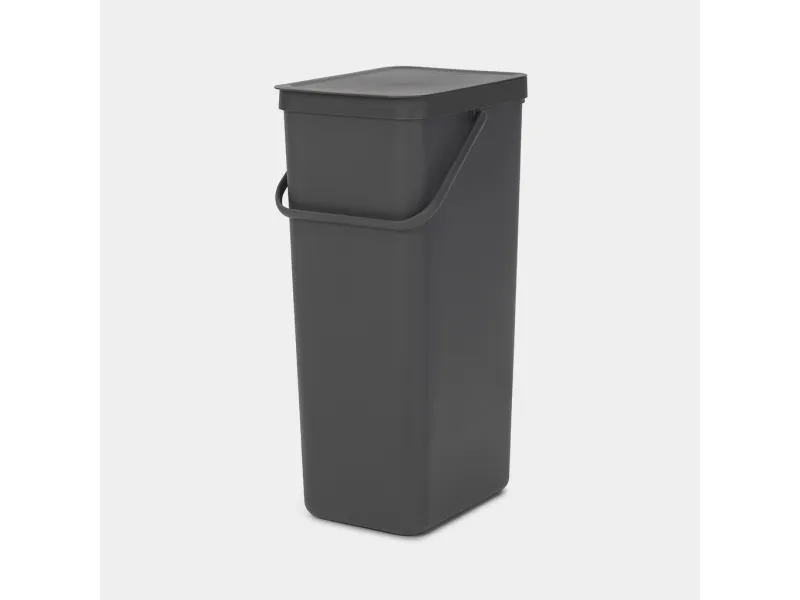 Alternativ bild 0 för Brabantia Sort & Go avfallshink 40 L Grå