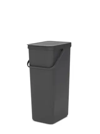 Produktfoto för Brabantia Sort & Go avfallshink 40 L Grå